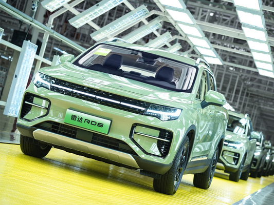 Geely RD6 καθαρό ηλεκτρικό φορτηγό 4 πόρτες 5 καθίσματα δομή σώματος Συμπεριλαμβανομένου συστήματος ABS