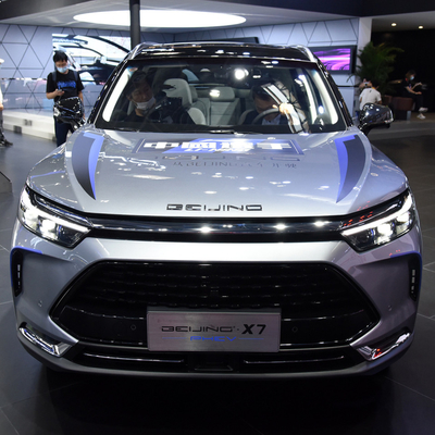 124KW Συνολική ισχύς κινητήρα Baic Beijing X7 PHEV Plug in Hybrid SUV Αυτοκίνητο με αριστερή οδήγηση