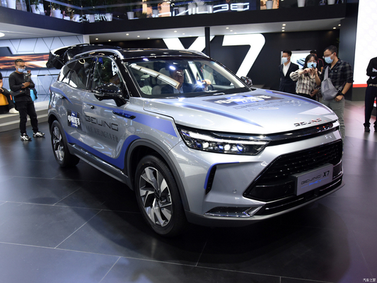 124KW Συνολική ισχύς κινητήρα Baic Beijing X7 PHEV Plug in Hybrid SUV Αυτοκίνητο με αριστερή οδήγηση