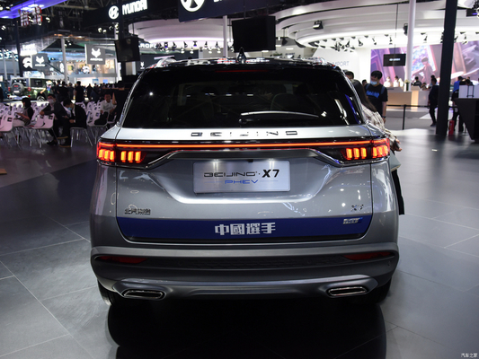 124KW Συνολική ισχύς κινητήρα Baic Beijing X7 PHEV Plug in Hybrid SUV Αυτοκίνητο με αριστερή οδήγηση