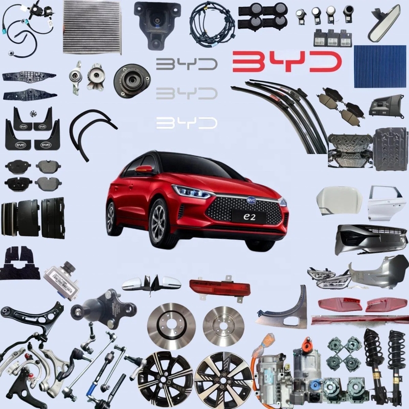 Byd E2 Φώτο μπαταρία κιτ σώματος απορροφητή σοκ μπροστινό προφυλακτήρα φίλτρο καμπίνας ανταλλακτικά αυτοκινήτων