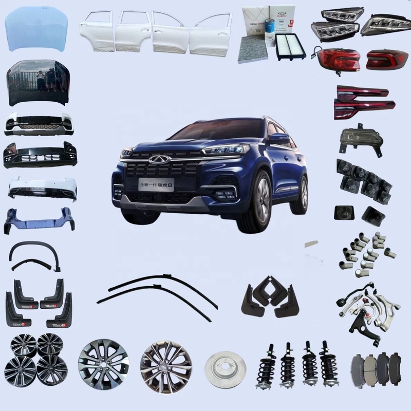 Αρχικά εξαρτήματα αυτοκινήτου για την Chery TIGGO 8plus Πακέτο φρένων Φωτεινό κιτ σωλήνα Προφυλακτήρες πόρτας