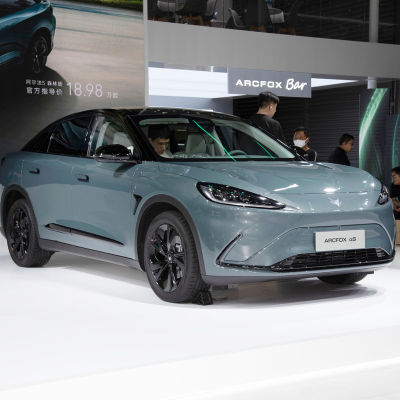 Ενέργεια Baic Arcfox Alpha S 735E 160KW EV Αυτοκίνητο Μεγάλη ταχύτητα Μεγάλο χώρο Αριστερή οδήγηση Μακροχρόνιο