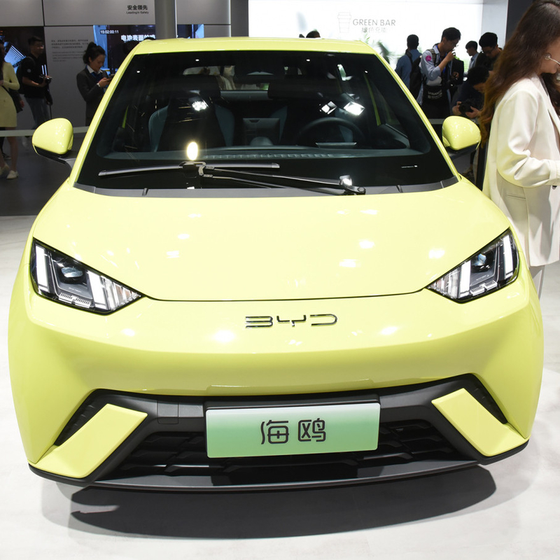 55KW Συνολική ισχύς κινητήρα BYD Seagull Flying Auto Electrico EV Ηλεκτρικό αυτοκίνητο 405km CLTC